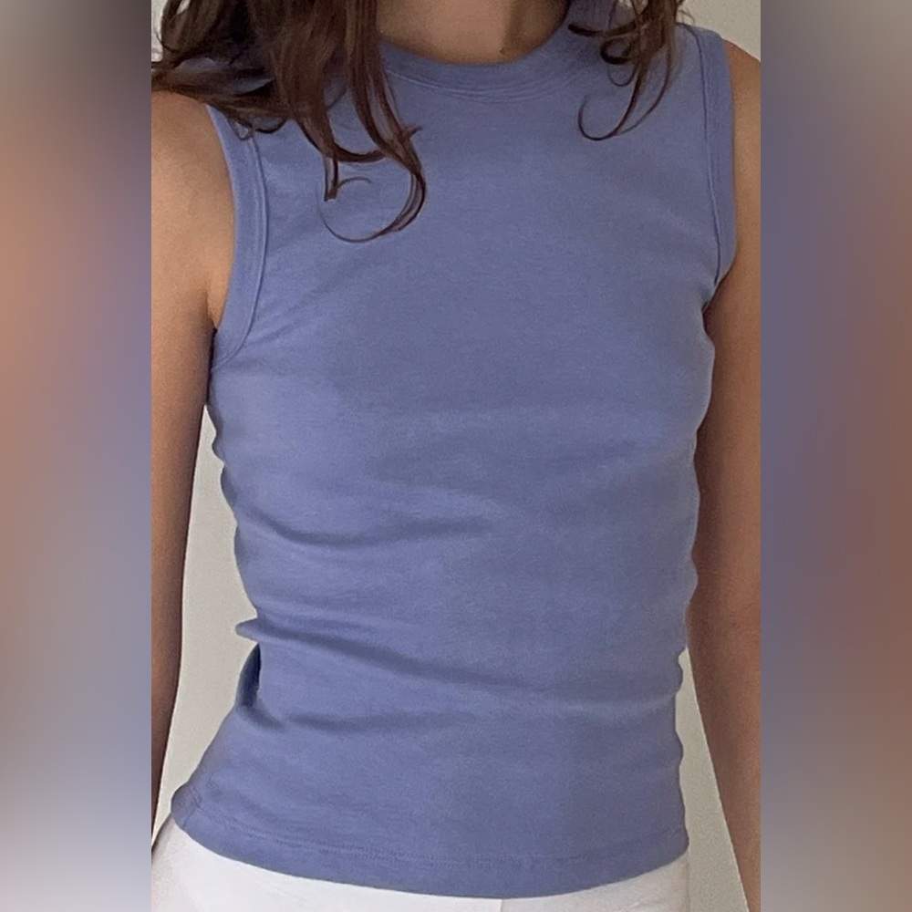 CALOMEL MALLKI Tank Top Lavender Size Small